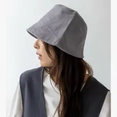 新品✨レディース グレー バケットハット サイズ調整可能