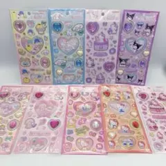 キラキラジュエルシール　キラキラストーン　バレエコア　ホイップ サンリオ　9枚