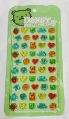 ハッピー　ぷくぷくキャンディシール　くま　吉田産業