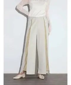 RADIATE バイカラーボンディングプリーツパンツ