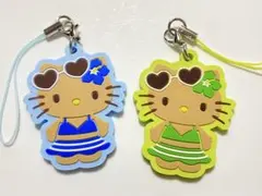 サンリオ 日焼けキティ ラバーストラップ