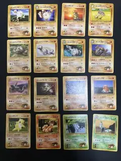 ポケモンカード　旧裏　タケシ　関連カード　16枚　セット