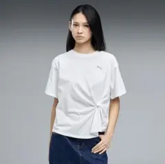PUMA 半袖Tシャツ ホワイト レディース S