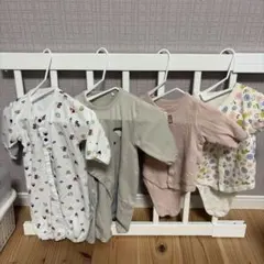 長袖ロンパース 4点セット