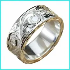 ハワイアン　ジュエリー　リング　指輪　プルメリア　フラワー　シルバー