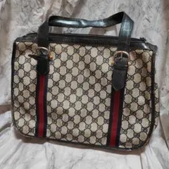 (値下げ)GUCCI GG柄 シェリーライン 80s ヴィンテージ ハンドバッグ