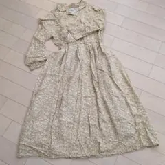 earth music&ecology 花柄シャツワンピース