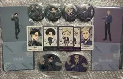 進撃の巨人 ラウンドワン リヴァイ エルヴィン ノベルティ ガチャガチャセット