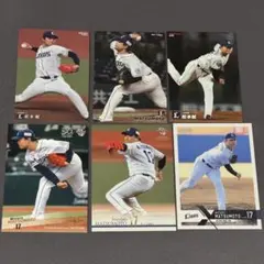 埼玉西武ライオンズ 松本航 プロ野球チップス BBM epoch 6枚セット