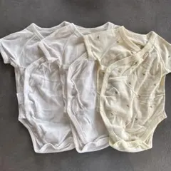 ベビー肌着 半袖ラップタイプ 3点セット