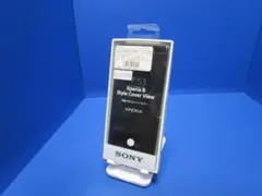 ソニー SONY 純正 Xperia 8 手帳型 ケース グレー SCVJ20のサムネイル