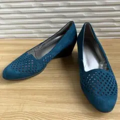 fitfit フィットフィット ライトアップパンプニーカーメッシュ　本革