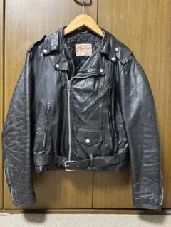 Excelled レザーダブルライダースジャケット USA製 古着 サイズ40R