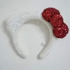 キティちゃん スパンコール カチューシャ