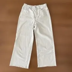 UNIQLO ワイドストレートジーンズ