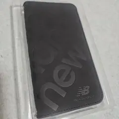 iPhone15Pro スマホケース 黒 ニューバランス 手帳型