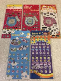 たまごっち　プチプチシール＆キラキラシール　５枚セット