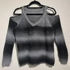 SHEIN y2k グランジ 肩出し ショルダー開きトップス