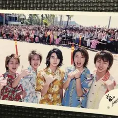 嵐 集合 公式写真 2002 STAND UP HAWAII ハワイ 嵐ロゴ ⑤ - メルカリ