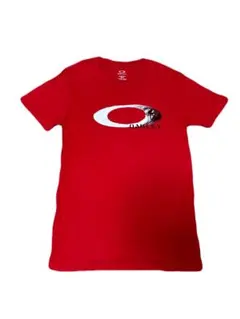 00s 90s OAKLEY オークリー Y2K Tシャツ　赤　希少