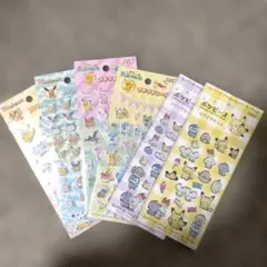 J正規品　ポケモン キラキラシール　プチプチシール3,4 ポケピース