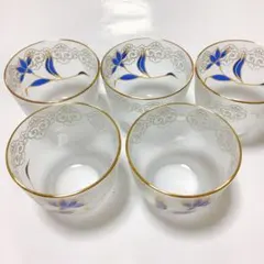 桂由美　Yumi Katsura ガラス茶碗　グラス　5つセット