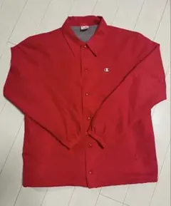【新品・未使用】【Champion】コーチジャケット レッド　XL