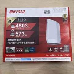 BUFFALO WSR-5400AX6P-WH Wi-Fiルーター
