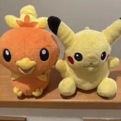 ポケットモンスター ぬいぐるみ 2種セット アチャモ ヒトカゲ - メルカリ