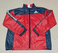 【お値下げしました】adidas ウィンドブレーカー 赤 140cm
