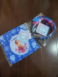 新品　アナと雪の女王　カチューシャ 巾着袋 セット ディズニー　仮装