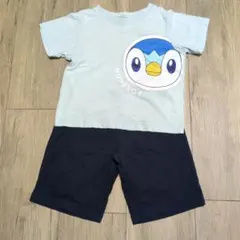 [GU] ポッチャマ パジャマ 上下 120サイズ 水色のサムネイル