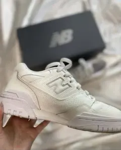 ニューバランス BB550 ホワイト 23.5cm 美品 白 IENA