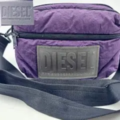 DIESEL パープル ショルダーバッグ ディーゼル ロゴ ナイロン - メルカリ