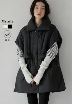 M y:nia ボリューム中綿ベスト