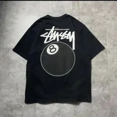 Stussy 8ボールプリント Tシャツ サイズ5 ブラック