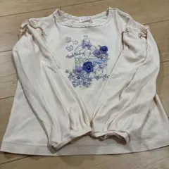 mezzo piano 花柄長袖カットソー 140cm