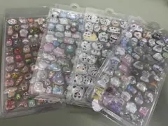 硬いシール　4枚セットボンボンドロップシール風キャラクターシール 3Dシール