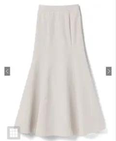 マーメイドフレアスカート　ホワイト
