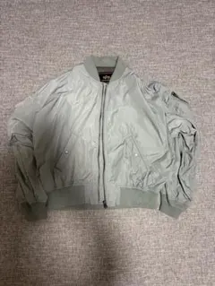 アルファインダストリーズ クロップドブルゾン MA-1 バルーンスリーブ