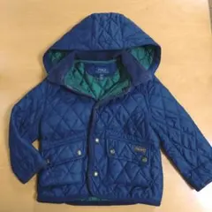 ラルフローレン　Polo ネイビー キルティングコート　サイズ2T