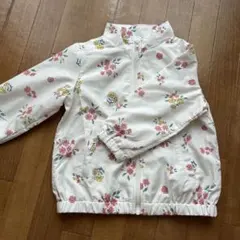 花柄ホワイトアウター 90cmのサムネイル