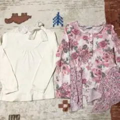 ☆トップス カットソー2枚セット☆(110cmサイズ)