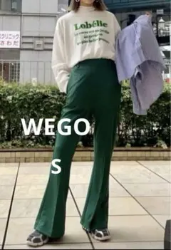 ⭐︎美品⭐︎ポンチセンタープレスフレアパンツ