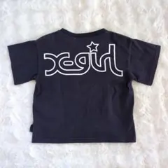 X-girl Stages Tシャツ 110 女の子 ネイビー ビッグロゴのサムネイル