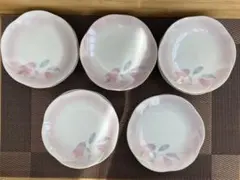 【翠泉】　花柄陶器皿 10枚セット
