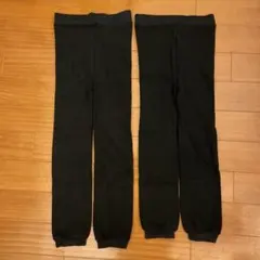 ユニクロ HEATTECH EXTRA WARM 120cm ブラックレギンス