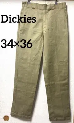 極美品 Dickies L相当 ベージュ ワークパンツ パンツ チノパン レア