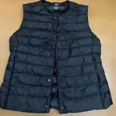 ユニクロ　ウルトラライトダウンベスト　ブラック　Lサイズ