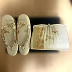 和装用バッグと草履セット